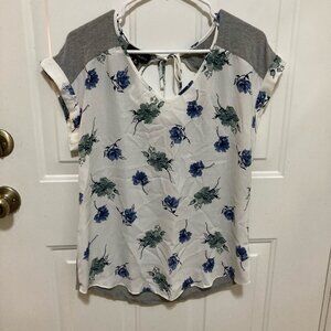 Fortune & Ivy Floral Knit Top